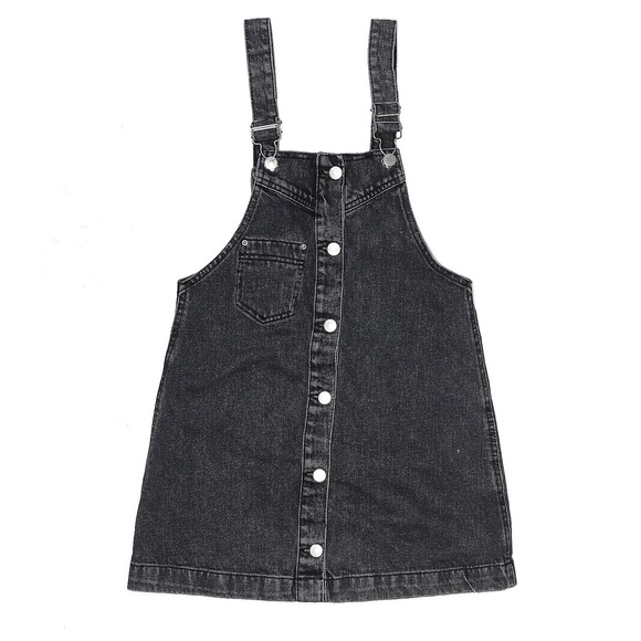 Zara Bottoms Zara Girls Black Washed Denim Overalls Poshmark